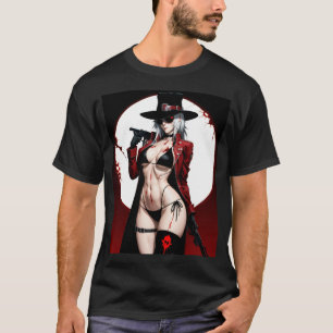 Hellsing ultieme vampier anime meisje fanart t-shirt