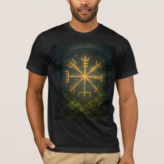 Helm der Awe Aegishjalmur Noorse Beschermende Symb T-shirt