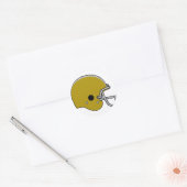 helm football ronde sticker (Envelop)