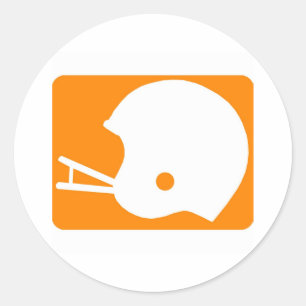 helm logo ronde sticker
