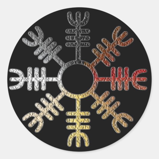 Helm of Awe Beer Pride Sticker (Voorkant)