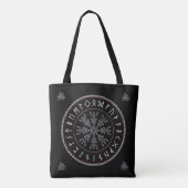 Helm of Awe runes canvas tas (Achterkant)