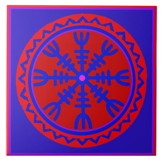 Helm of Awe Tegel Tegeltje (Voorkant)