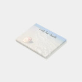 Helm Shell in Tropische lagune| Cassis Rufa Post-it® Notes (Schuin)