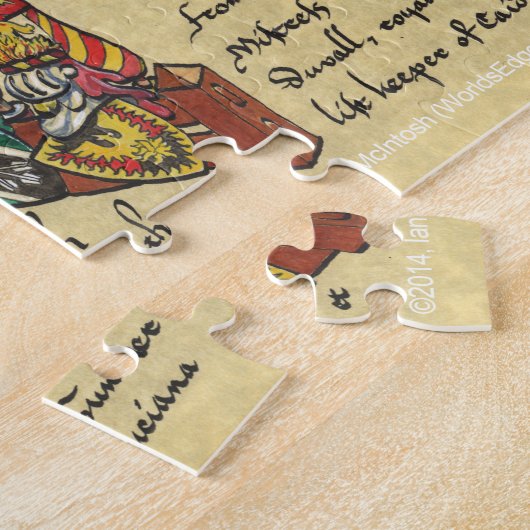 "Helm Show" Heraldry Legpuzzel (Zijkant)