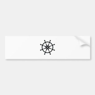 Helm Silhouette Bumpersticker