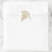 helm vierkante sticker (Tas)