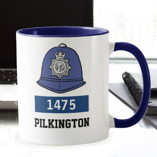 Helm voor politieconstable in het Verenigd Koninkr Mok