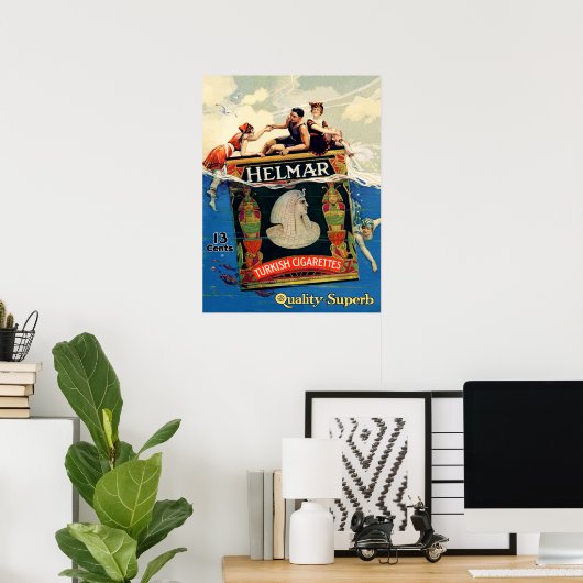 Helmar Turkish Cigarettes Art Déco Ajouter (Bureau à domicile)