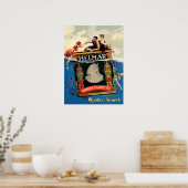 Helmar Turks sigaretten Art Deco Add Poster (Keuken)