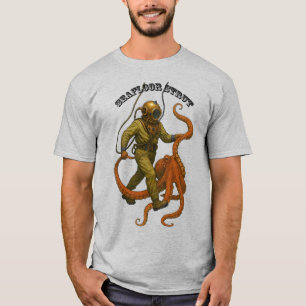 Helmduiker Wandelen met een Octopus URM T-shirt
