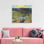Helmer Osslund Spring Evening Behind Kiruna Canvas Afdruk (Insitu (Woonkamer))