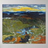 Helmer Osslund Spring Evening Behind Kiruna Poster (Voorkant)