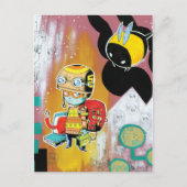 Helmet Boy Briefkaart (Voorkant)