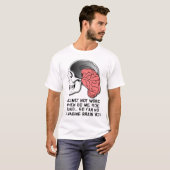 Helmet Brain Damage Funny Quad ATV Shirt (Voorkant volledig)