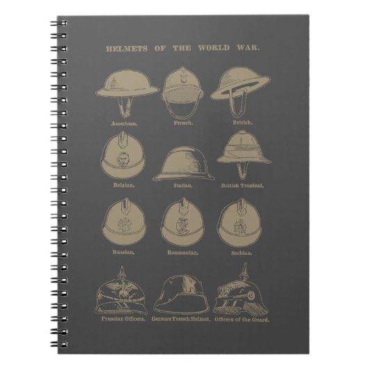 Helmets of the World War 1 Notitieboek (Voorkant)