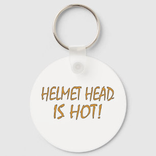 Helmhoofd is heet sleutelhanger