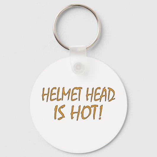 Helmhoofd is heet sleutelhanger (Voorkant)