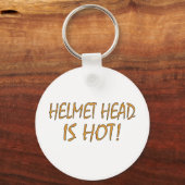 Helmhoofd is heet sleutelhanger (Voorkant)
