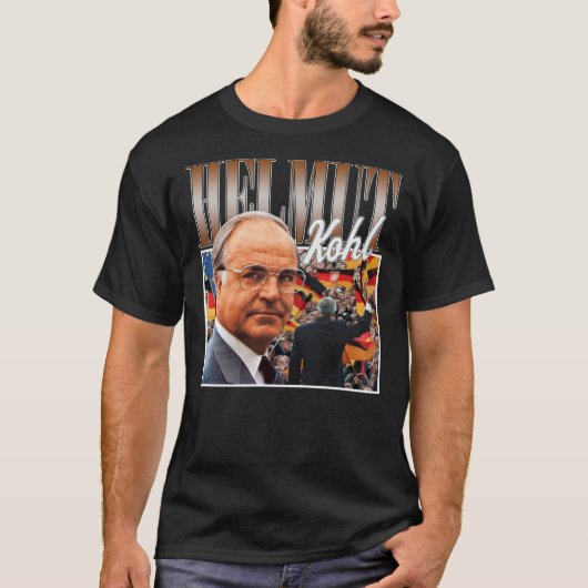 Helmut Kohl 90S Style T-shirt (Voorkant)