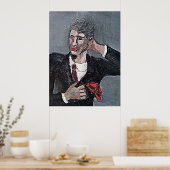 Helmut Kolle Autoportrait - Affiche d'art fin (Cuisine)