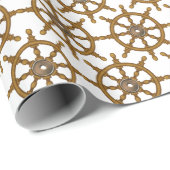 helmwiel van het zeeschip cadeaupapier (Rol Hoek)