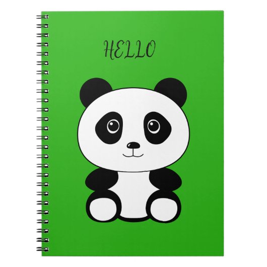 Helo Panda Notitieboek (Voorkant)
