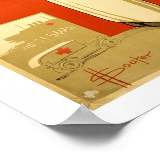 HELP, affiche de la Croix-Rouge australienne (Coin)