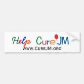 Help Cure JM Bumpersticker (Voorkant)