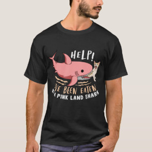 Help dat ik kitten heb gegeten door een roze Landh T-shirt