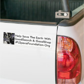 Help de aarde te redden bumpersticker (Op Truck)
