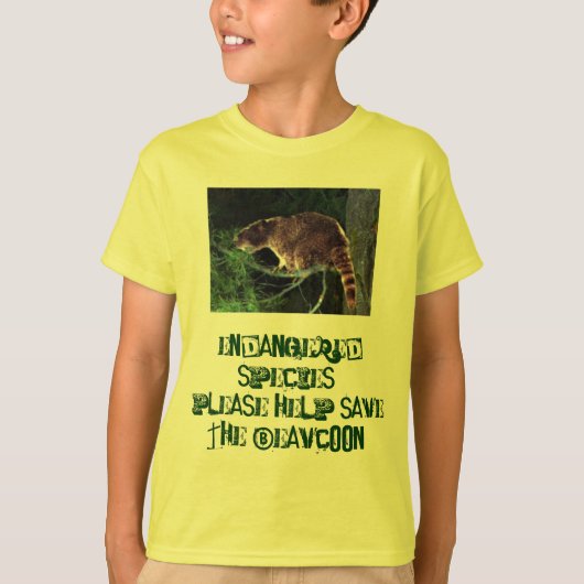 Help de Beavcoon op te slaan T-shirt (Voorkant)