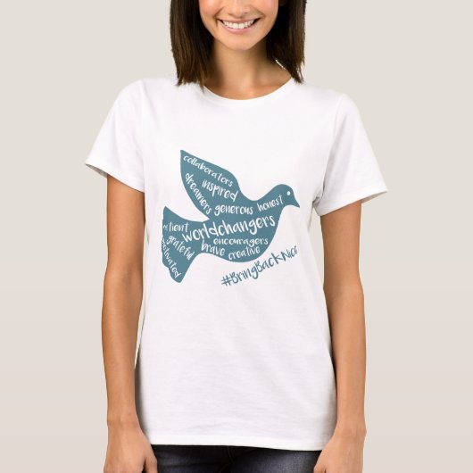 Help de beweging naar #BrengBackNice uit te breide T-shirt (Voorkant)