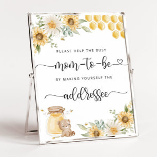 Help de Bezige Mam richt een Poster van de Envelop