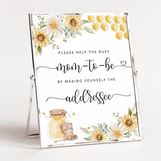 Help de Bezige Mam richt een Poster van de Envelop