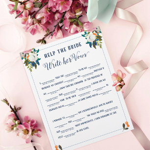 Help de Bride bij het schrijven van haar Vows Vrij