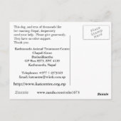 HELP DE DESPERATIEVEN IN NEPAL BRIEFKAART (Achterkant)