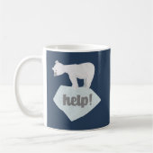 Help de ijsbeer koffiemok (Links)