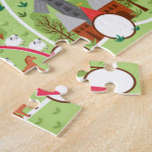 Help de kikkerprins naar het Kind van het Castle G Legpuzzel (Zijkant)