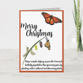 Help de Monarch vlinder te redden Bedankkaart
