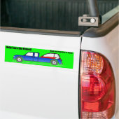 Help de planeet te redden bumpersticker (Op Truck)