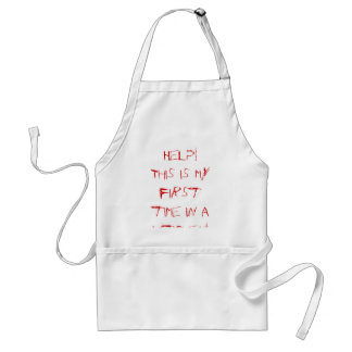 Help! Dit is mijn eerste keer in een keuken! Schor Standaard Schort