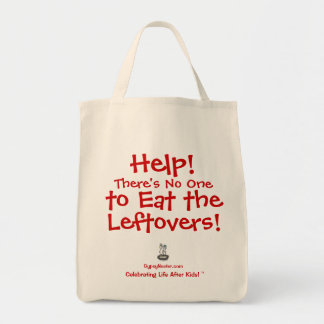 Help! Er is niemand die de Leftovers eet Tote Bag