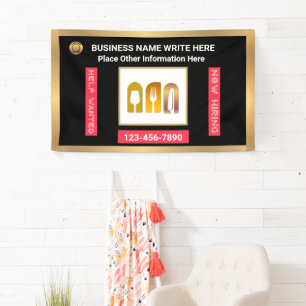 Help Gezocht Nu Huren Bedrijf Custom Spandoek