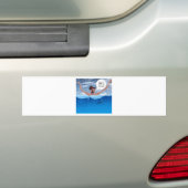HELP-groot Bumpersticker (Op auto)