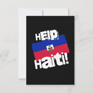 Help Haïti! Bedankkaart