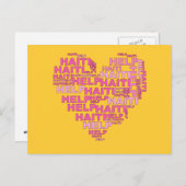 Help Haïti T shirt en Apparel Briefkaart (Voorkant / Achterkant)