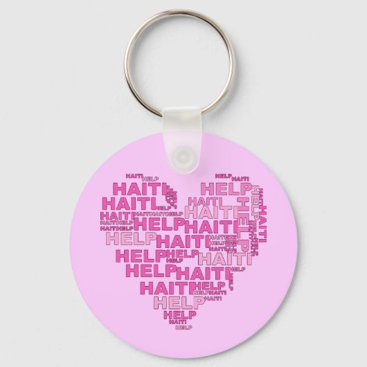 Help Haïti T shirt en Apparel Sleutelhanger (Voorkant)