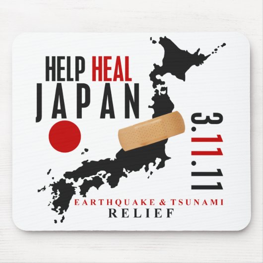 HELP HEAL JAPAN #3 MUISMAT (Voorkant)