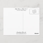 Help hem om de VS te helpen! Briefkaart (Achterkant)